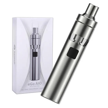 

Joyetech eGo AIO D22 All-in-One Starter Kit with 25W 1500mAh Atomizers 2ml Tank SS316 0.6 ohm MTL Coil Head - Silver