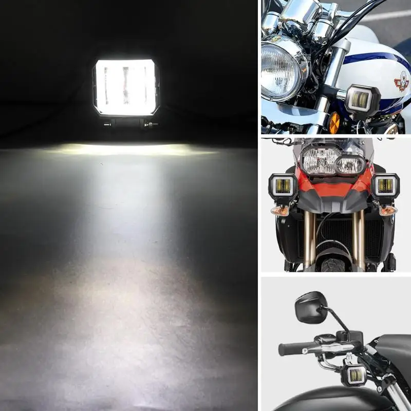 3 дюйма 6000 K 40 W квадратный светодиодный свет ангельские глазки 8000лм внедорожный автомобиль мотоцикл рабочий свет