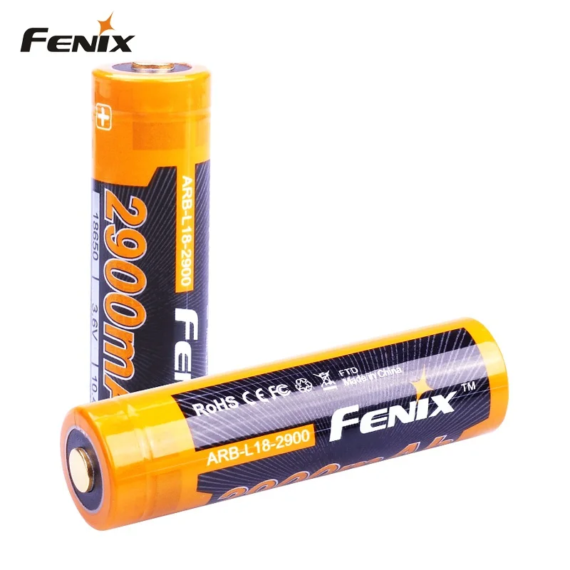 Аккумуляторная литий ионная батарея Fenix ARB L18 2900 3 6 V 18650 2900mAh|Портативные