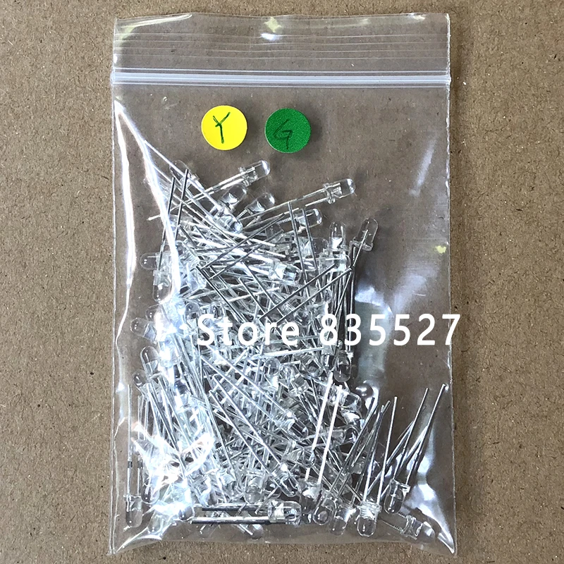 100pcs 3MM