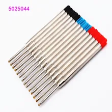 Заводские розетки 5 шт. черный синий красный заправка чернил Средний Ballpoint шариковая ручка школьные канцелярские принадлежности для студентов