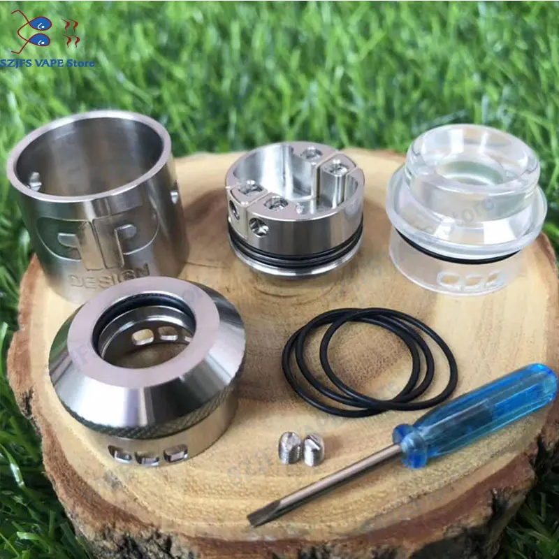 QP KALI RDA Fatality распылитель Капельного масла DIY 25 мм 316 нержавеющая сталь и PC pei vape