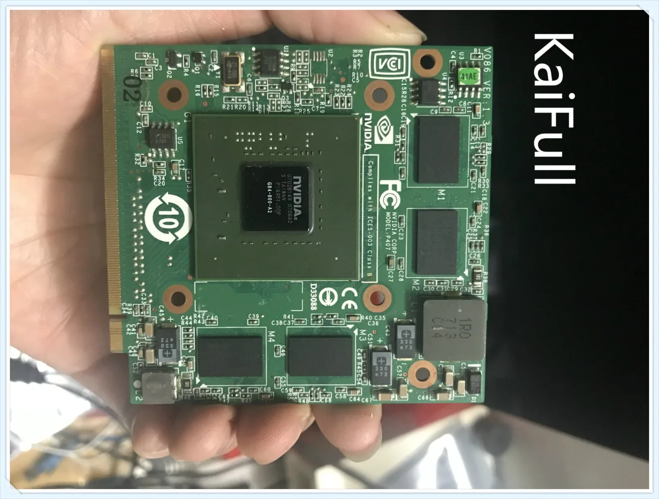 

For Acer Aspire 5920G 5520 5520G 4520 7520G 7520 7720 G For nVidia Fo GeForce 8600M GT MXM IDDR2 256MB Graphics Video Card