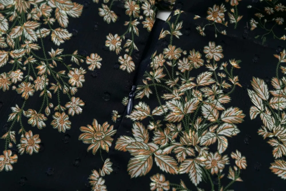 Bazaleas спинки Винтаж шифон центр лук женские платья vestido Черный цветочный принт V шеи летнее платье Прямая