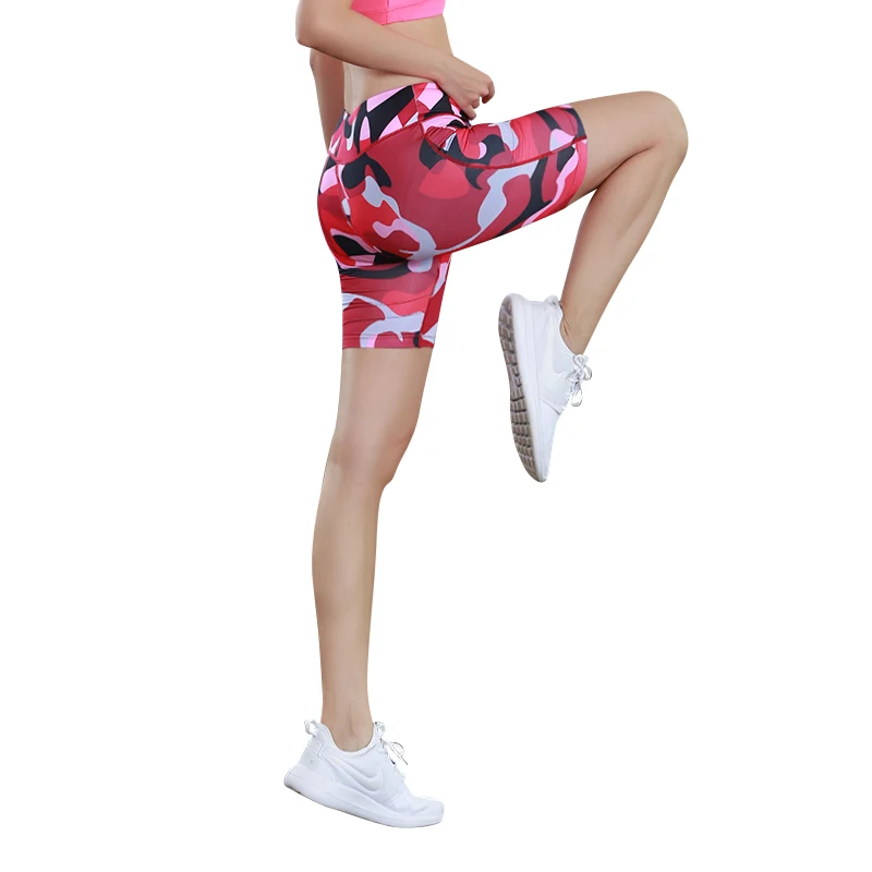 YD 2020 новые женские шорты для йоги Светоотражающие короткие брюки ночного бега