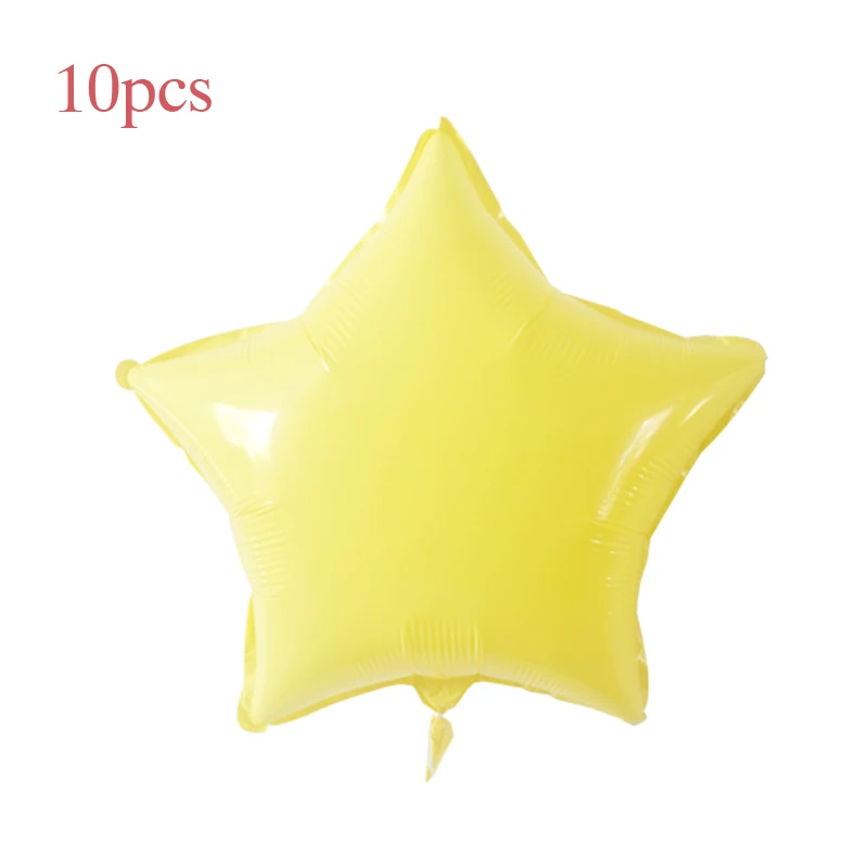 10 шт 17 дюймов цветные шары с пентаграммой Звездные конфеты шары для свадьбы и дня рождения вечерние украшения дети все виды оттенков воздушные шары