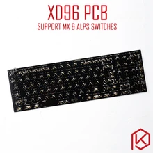 Xiudi xd96 pcb 90% personalizado teclado mecânico suporta TKG-TOOLS underglow rgb pcb programado kle kimera núcleo lotes de layouts