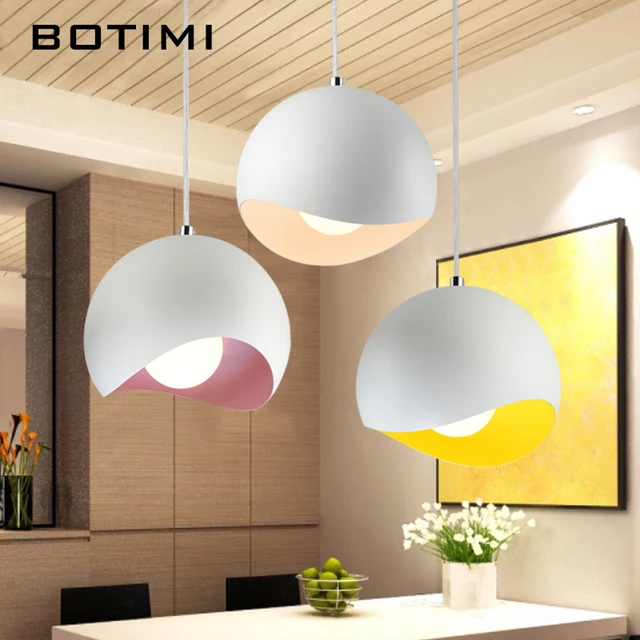 BOTIMI colgante luces para comedor con colorido pantallas luz ... BOTIMI colgante luces para comedor con colorido pantallas luz ...