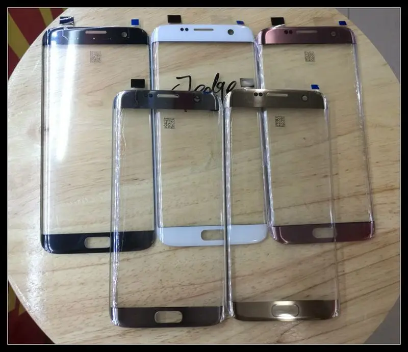 Оригинал для Galaxy S7 Edge передняя внешняя стеклянная крышка объектива Замена G935 G935F