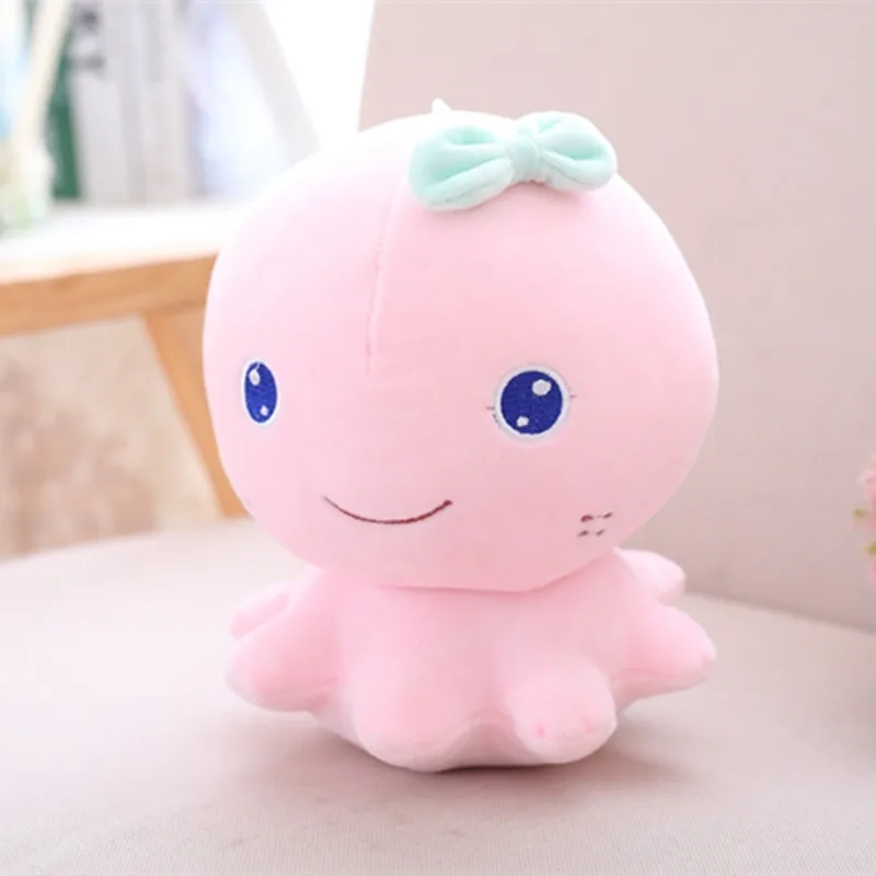Kawaii розовый голубой плюшевый Осьминог игрушка плюшевая игрушка-животное мультяшный осьминог домашнего офиса Подушка для сна подарок на день рождения для детей 21/30/35 см