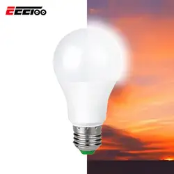 EeeToo светодио дный свет от заката до рассвета Сенсор лампы 2835 SMD E27 7 Вт 10 Вт AC85-265V автоматического включения/выключения открытый фары для дома