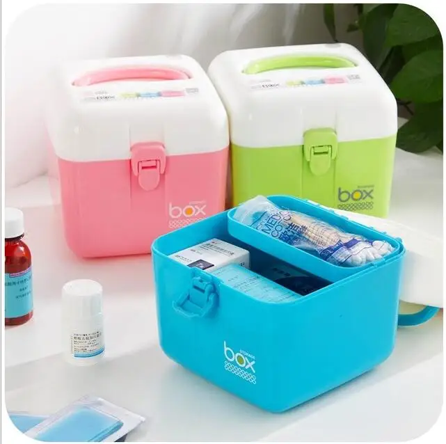 multi layer small medicine box household medicine storage
