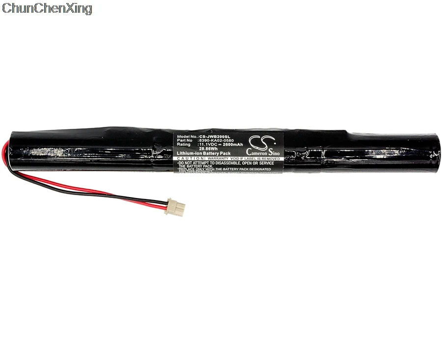 Аккумулятор Cameron Sino 2600 мАч/3400 мАч 8390 KA02 0580 J200/ICR18650F1L для Jawbone Big Jambox технические