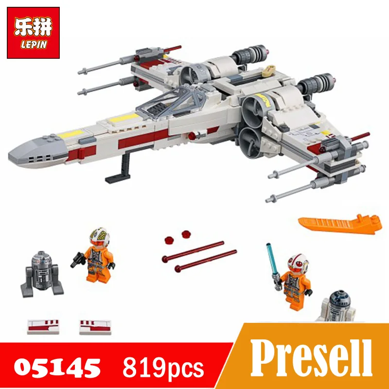 Lepin 05145 Star Plan wars The 75218 X-wing Star Plan Fighter Set Building Blocks Bricks Kids DIY Toys Christmas Birthday Gifts 2015 the plan