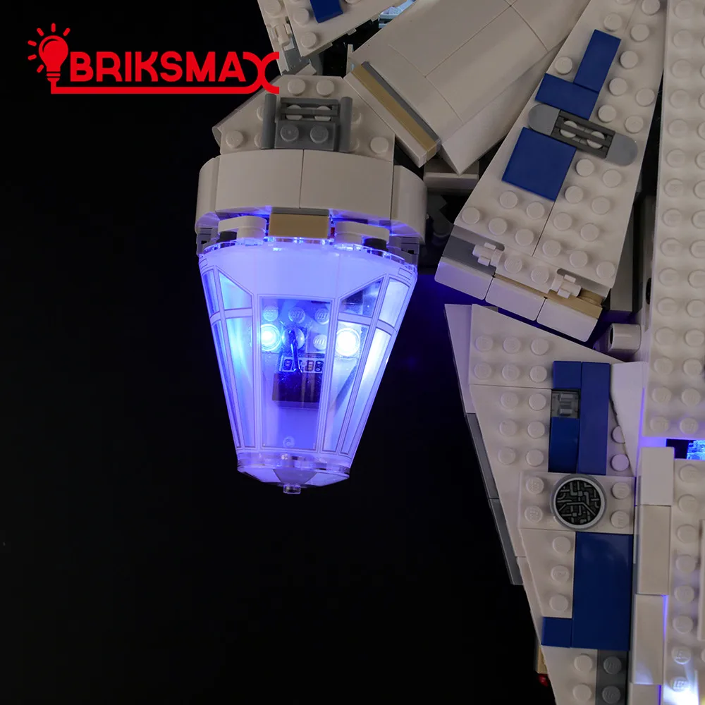 BriksMax комплект света для Story Kessel Run Milleniumm Falcons строительные блоки комплект освещения совместим с 75212