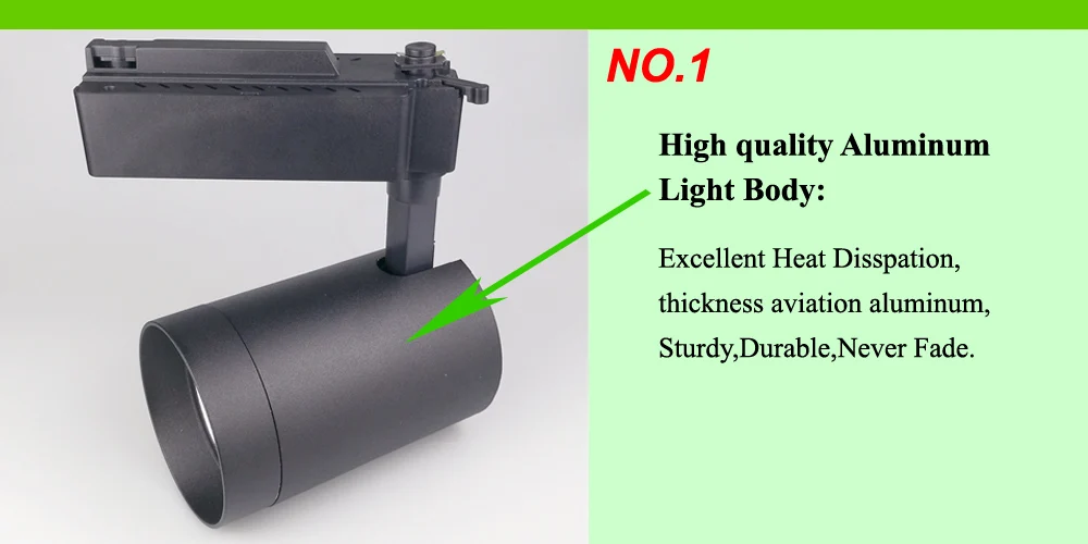 GO OCEAN Track Lighting Track Light 20W 30W Aluminum Clothing Shop Windows Showrooms Ceiling Rail Spotlights Track Lamp (3)