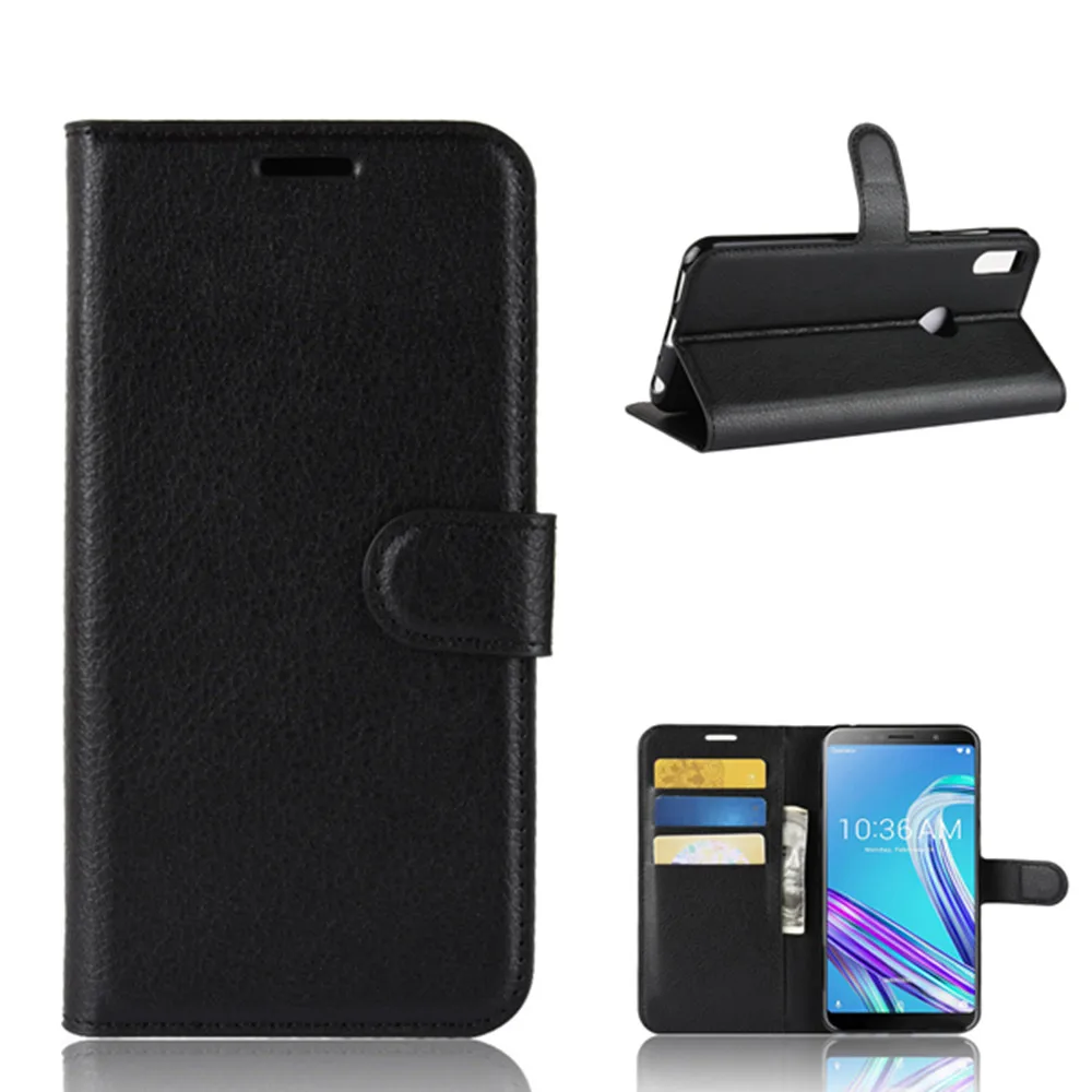 

For Asus Zenfone Max Pro M1 ZB602KL Case 6.0 inch Flip PU Leather Card Slots Wallet Stand Case For Asus ZB602KL X00TD Phone Case