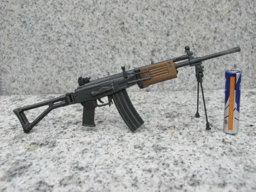 

1/6 Gun Model WWII Israeli Galil Assault Rifle Weapon Toys Military Action Figure Soldier Accessories