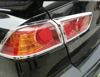 

ABS Chrome Rear headlight Lamp Cover for Mitsubishi Lancer/Lancer X/Lancer Evo 2010 2011-2013
