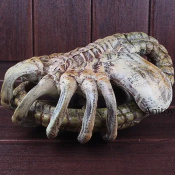 

Alien VS Predator Alien Facehugger Figure Real Life Size Alien Vs Action Figure Halloween Decoration Doll Toy 120cm