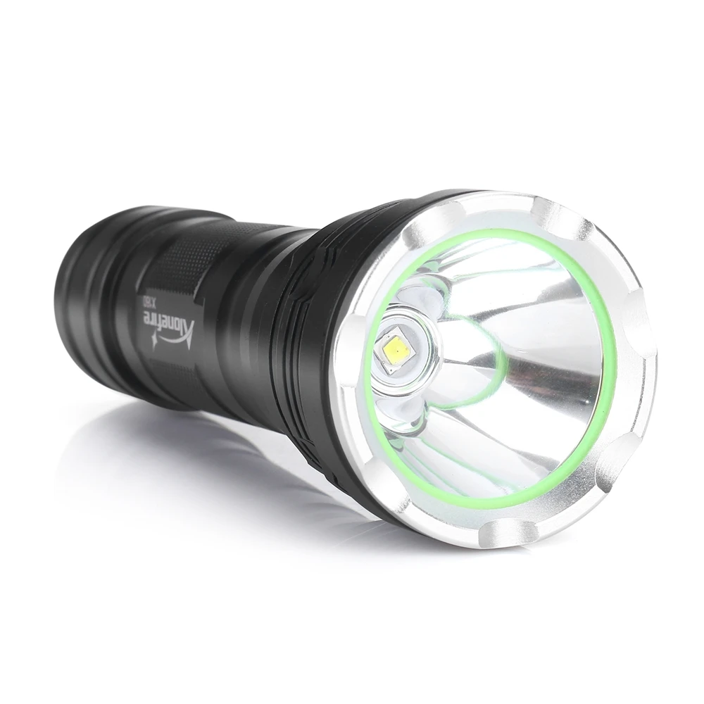 Alonefire X160 CREE XM-L2 U3 светодиодный фонарик для охоты Водонепроницаемый Кемпинг туристический фонарь linterna фонарик 26650 Внешнее зарядное устройство для батареи