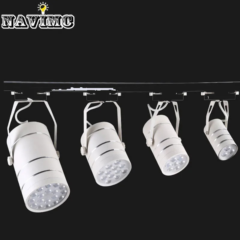 commercial art gallery led track lighting rail 12w led spotlight