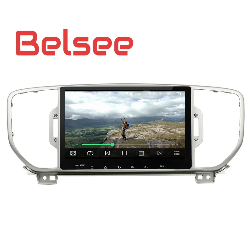 Автомагнитола Belsee Kia Sportage мультимедийная стерео система на Android 8 с поддержкой