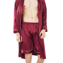 WOMAIL для мужчин's шорты для женщин Атлас домашняя пижама Loungewear Имитационные шелк fabricUltra гладкой touch чувство вина пижамы W30430