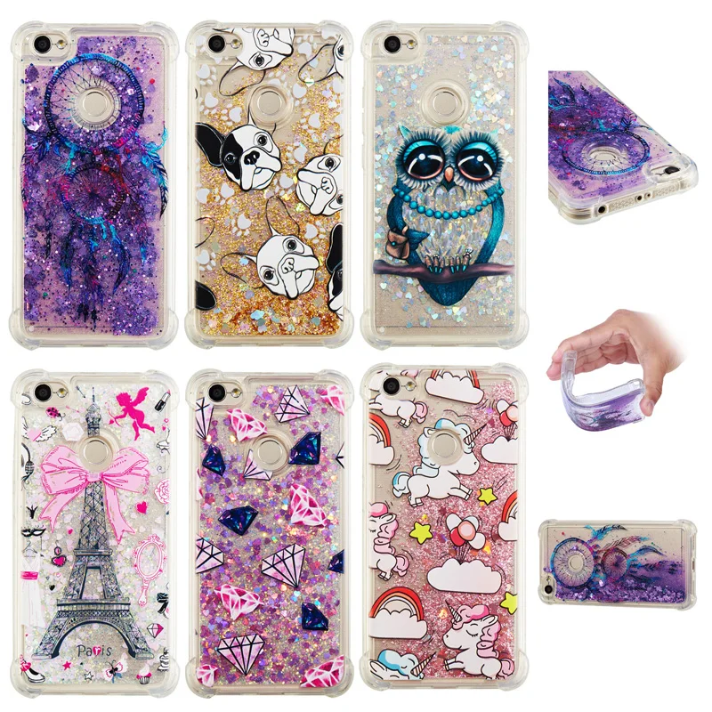 

Glitter Liquid Sand Quicksand Soft TPU Silicone Phone Cover Shell Coque for xiaomi 5X Mi A1 Redmi 4A 5 5Plus Note 4 4X 5A Case
