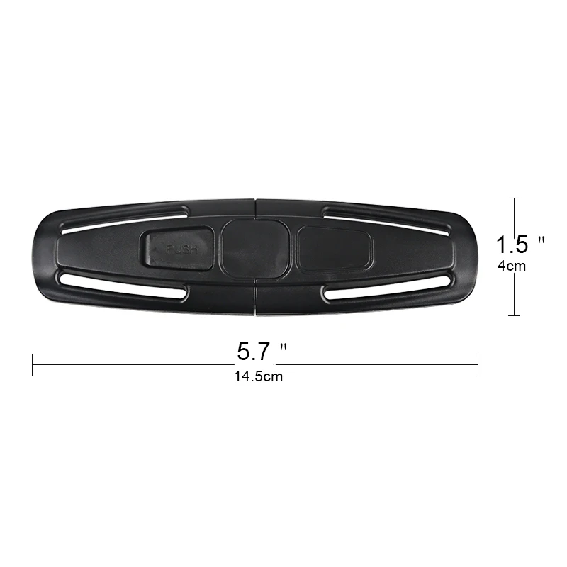 Car Baby Child Safety Seat Strap Belt Harness Chest Clip Buckle Latch Nylon Baby Safe Lock Automobile Accessories seat belt clip