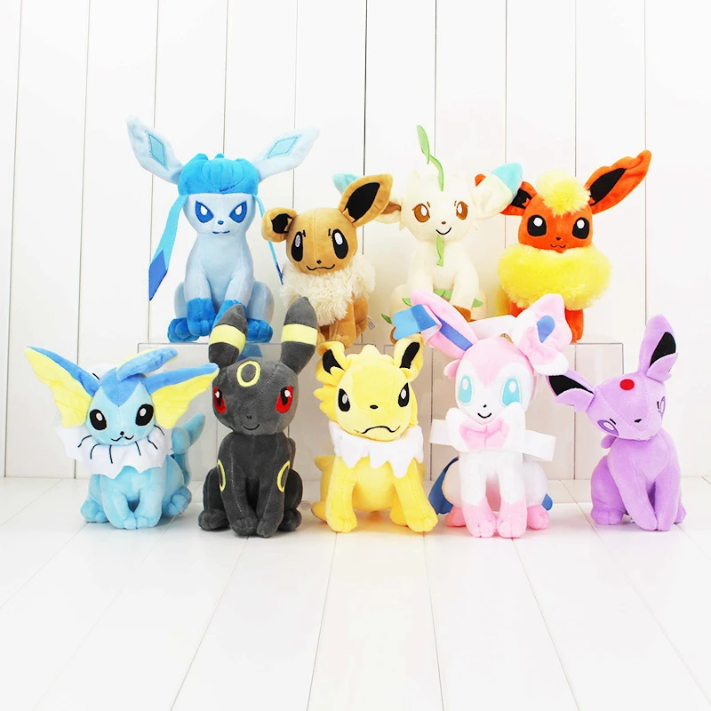 Eevee плюшевая игрушка сильвеон ледсеон листвон Umbreon brion Jolteon Vaporeon Flareon Мягкая кукла