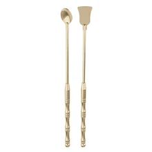 2 шт. медные принадлежности для благовоний ложка и лопата для благовоний горелка Йога, медитация офисная комната