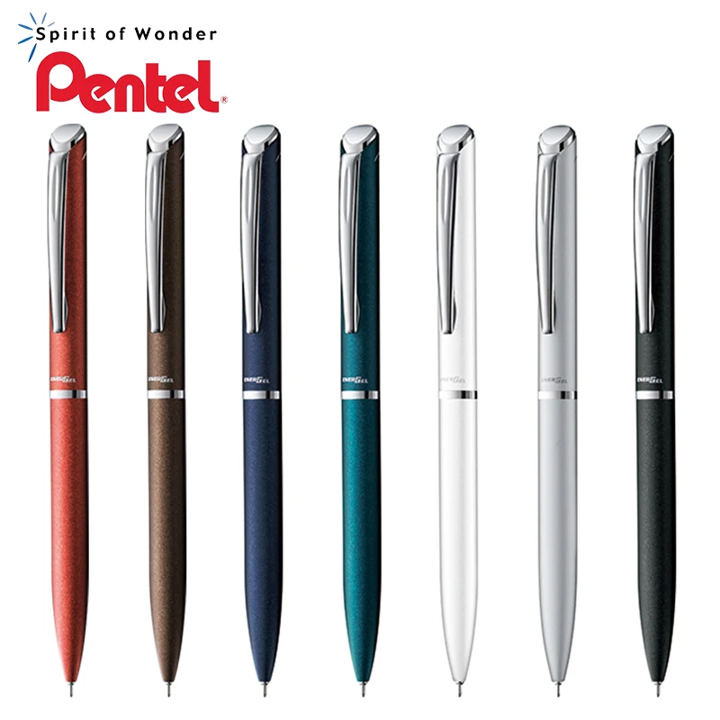 PENTEL BLN-2005 быстросохнущая нейтральная ручка вращающаяся 0,5 игольчатая трубка металлическая ручка для офиса