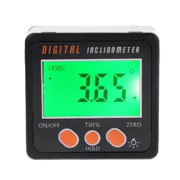 

Digital Inclinometer Electronic Protractor Aluminum Alloy Shell Bevel Box Angle Gauge Meter Measuring tool