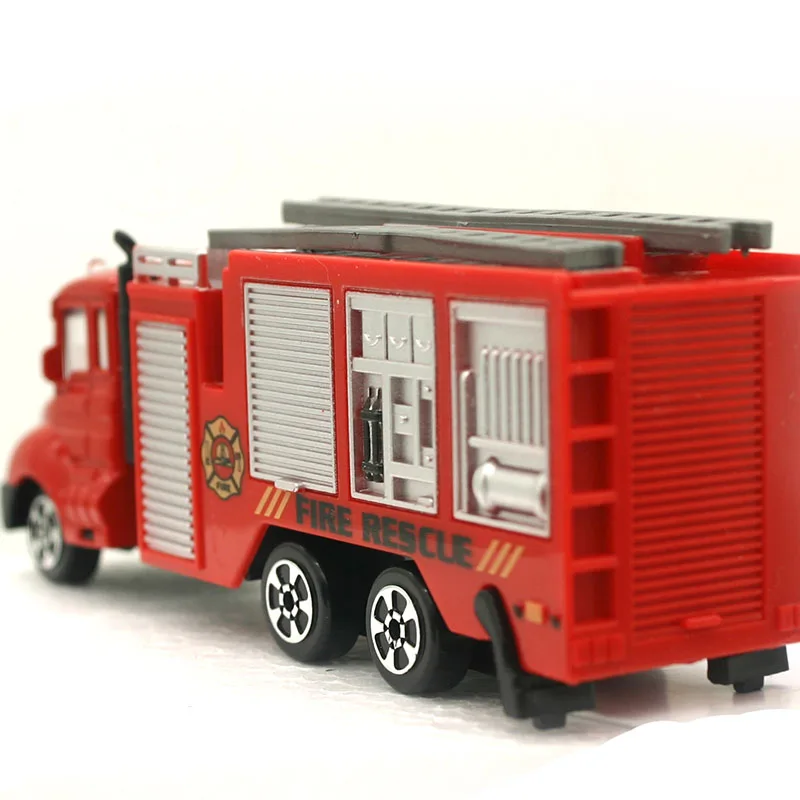 Мини игрушки 1:64 автомобильная модель сплав Воздушная лестницы пожарная машина
