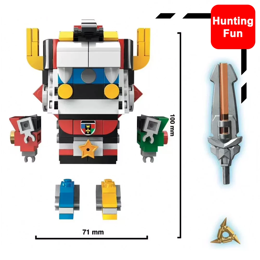 

455pcs Cute Doll Defender of the Universe Set Minifigs Figures Fit Legoness Brick Headz Building blocks toy kid Christmas Gifts