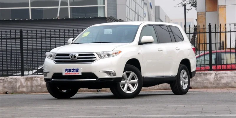 Хромированный передний головной светильник Накладка для Toyota Highlander 2011 2012 2013