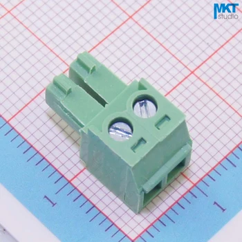 

20Pcs 2P 3.81mm Pitch Right Angle Pin Female Pluggable Screw Wire Terminal Block Connector Sample