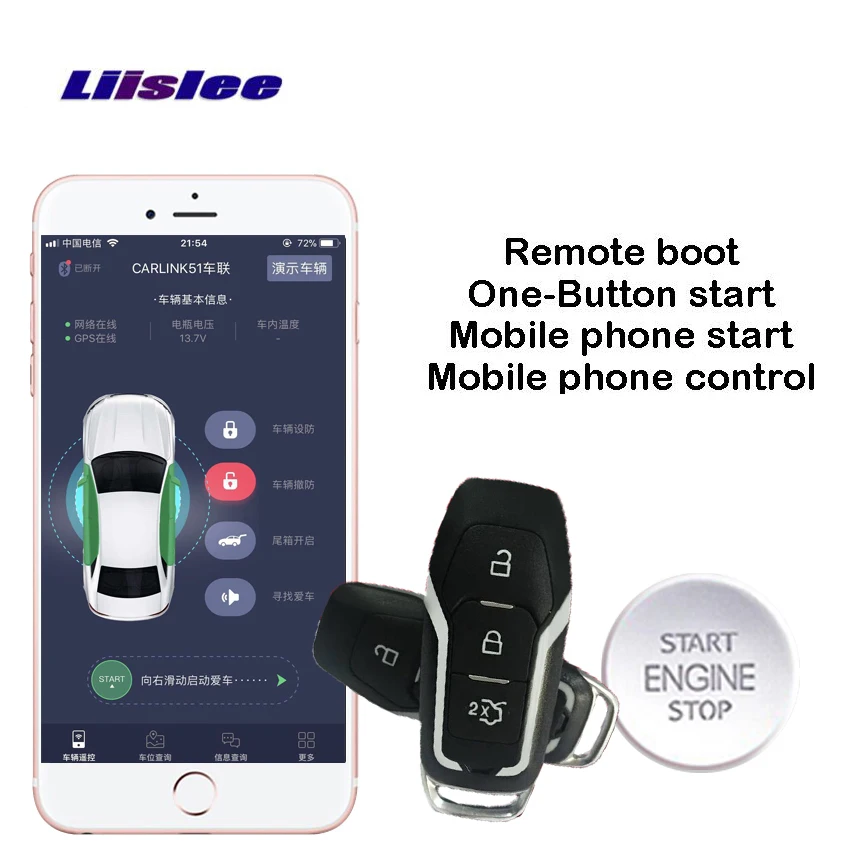 

Liislee For Ford MONDEO Full Smart Remote Key Button Full Smart Remote Key Car Keyless Entry Engine Start Smart Remote Key