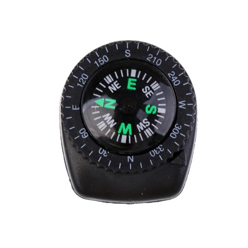 

Camping Hiking Mini Band Protable for Precision Compass Navigation Outdoor Wrist Clip-on Survival