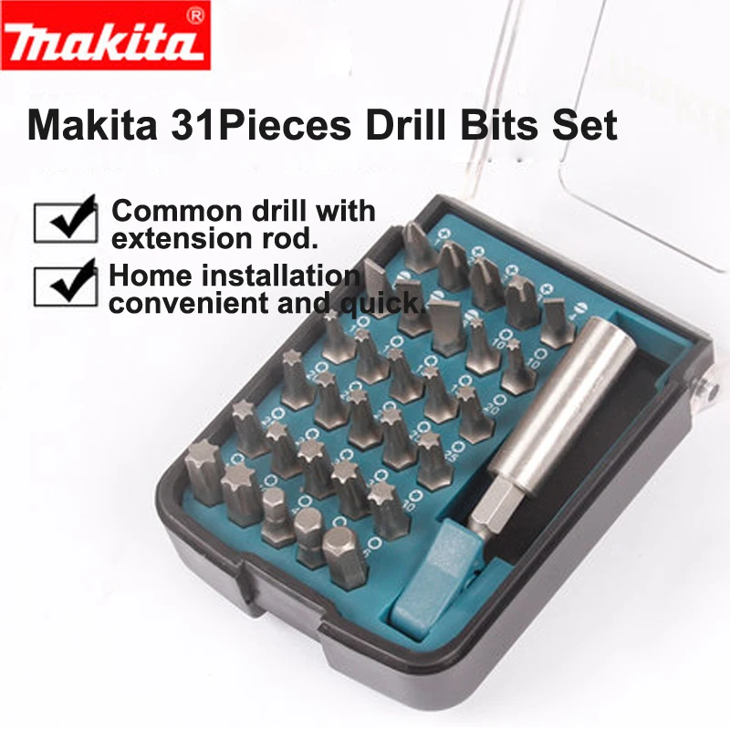 Набор сверл Makita комплект японских шестигранных насадок для электродрели и