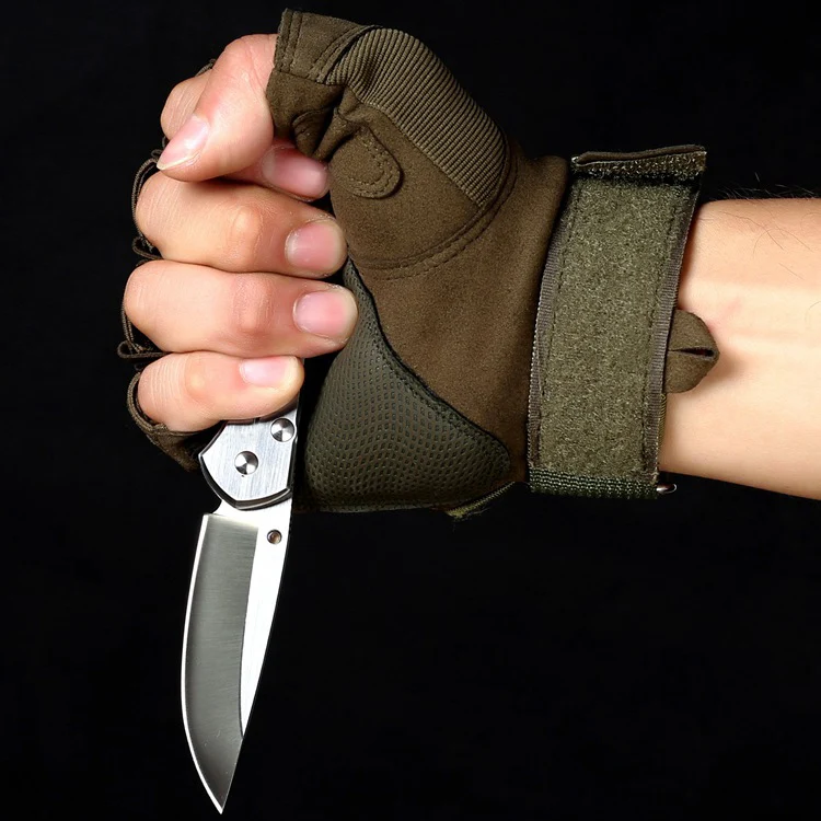 Высокое качество! CR NIMI тактические складные ножи 5CR15 лезвие все стальные ручки походные ножи для выживания на открытом воздухе карманные EDC инструменты