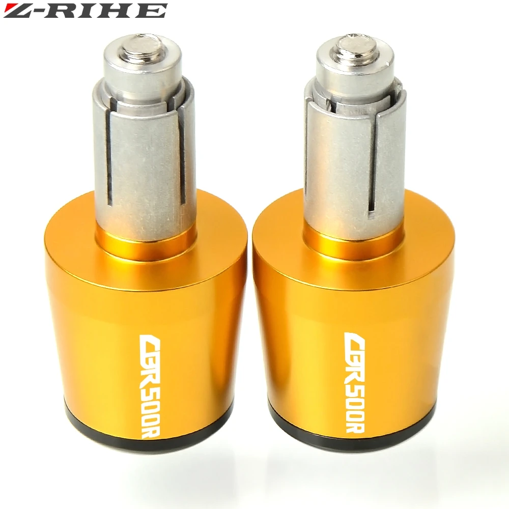 

Motorcycle Accessories 7/8'' 22MM Handlebar Grips Handle Bar Cap End Plugs For HONDA CBR500R CBR 500R CBR500 R 2013-2016 2015