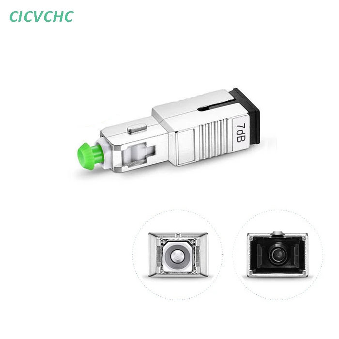 5 шт. волоконный аттенюатор-SC/APC-7dB, 10 дБ, 12 дБ, 15 дБ, 20 дБ или 25db-singlemode-fixed-мужской/Женский Тип