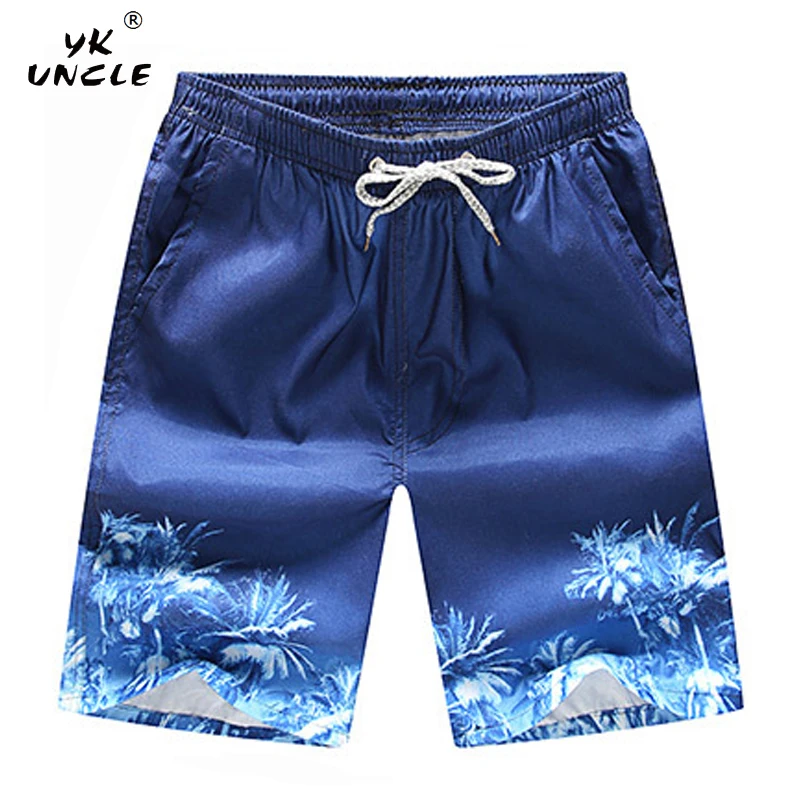 YK UNCLE летние мужские пляжные шорты доска для плавания Короткие Купальники подходящая одежда брюки для серфинга Гавайский купальный костюм Sunga Masculina - Цвет: As the picture