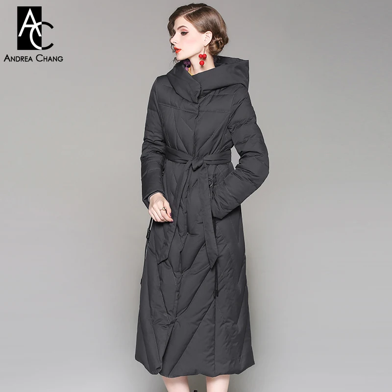 Buy autumn winter woman outwear white duck down fill