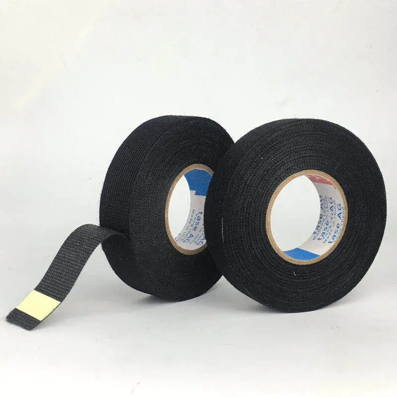 YC 1pcs 0.3mm*19mm*15m fabric Cloth Tape automotive wiring harness glue