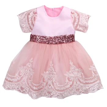 

Kid Baby Girls Princess Bow Wedding Party Pageant Tutu Formal Dresses Children Clothing Ball Gorwn Girls Dresses