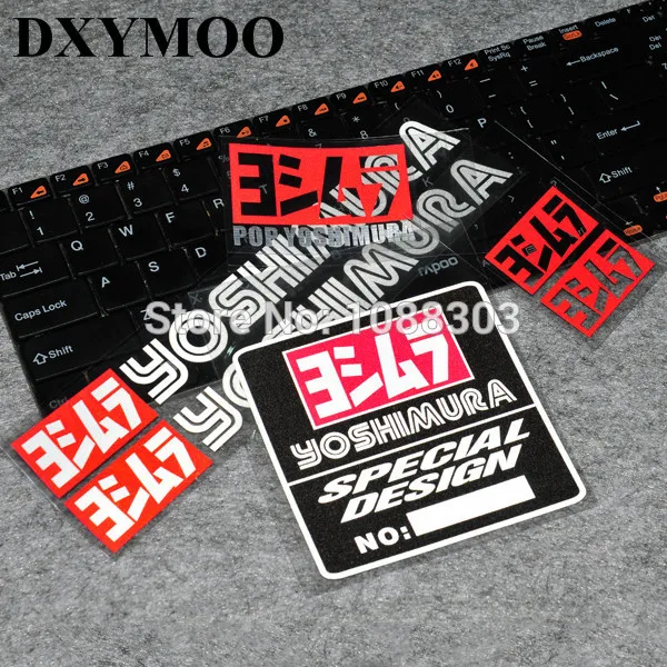 

4 Styles MOTOGP Motorcycle Helmet Car Window Tail Sticker Decals for Japan Exhaust Pipe