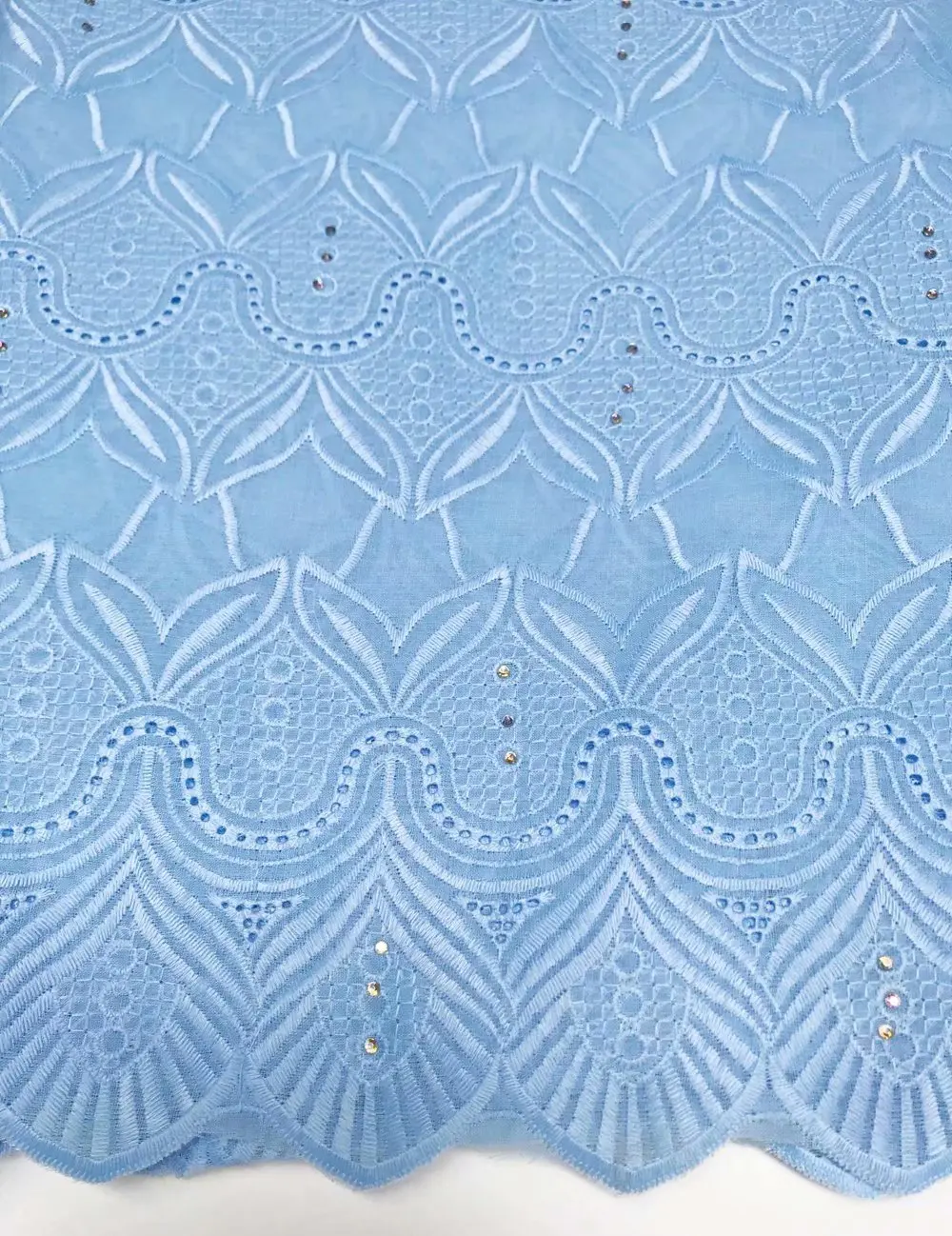 

2019 Swiss Voile Lace In Switzerland High Quality African Dry Cotton Voile Lace Fabric For Wedding Party Dresses CSDE131